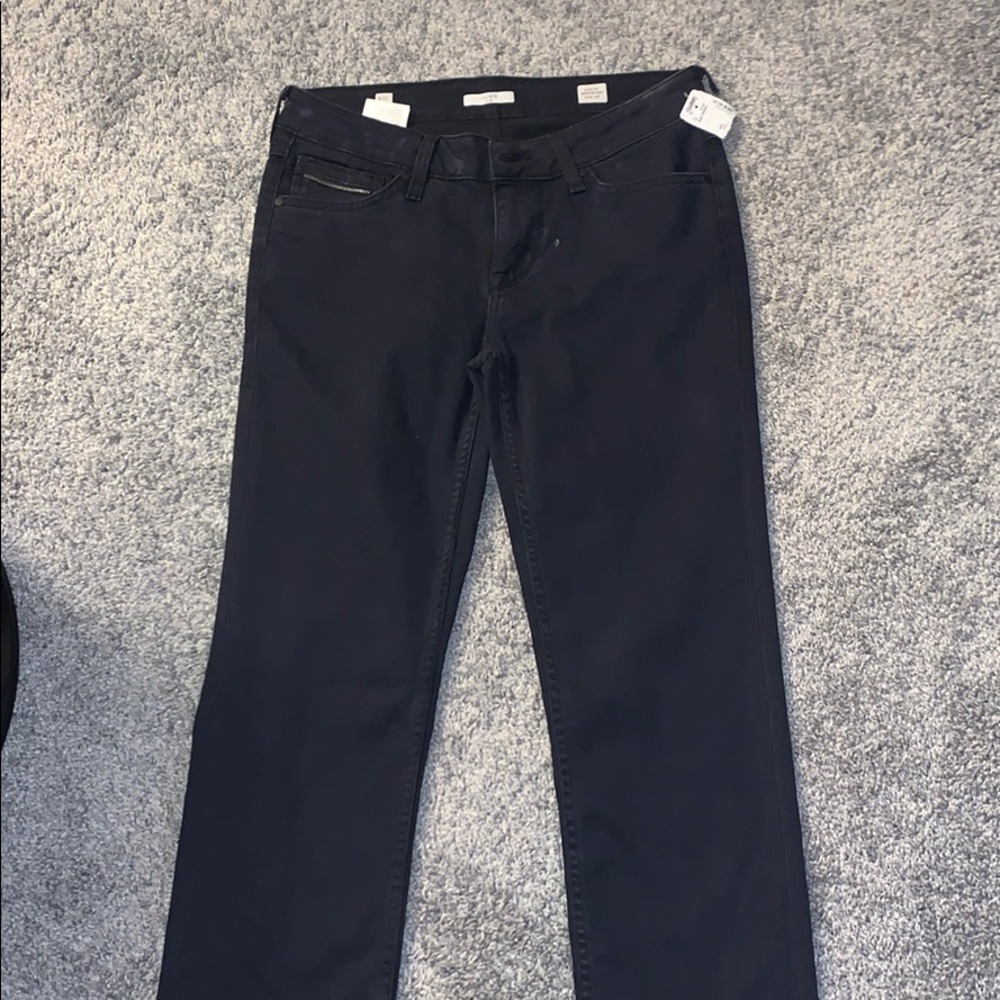 High waisted black skinny jeans